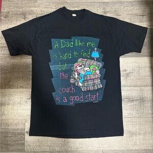 Vintage Sun Star Funny Single Stitch T Shirt Size XL